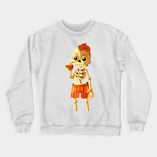 Skeleton Bar Fun Crewneck Sweatshirt